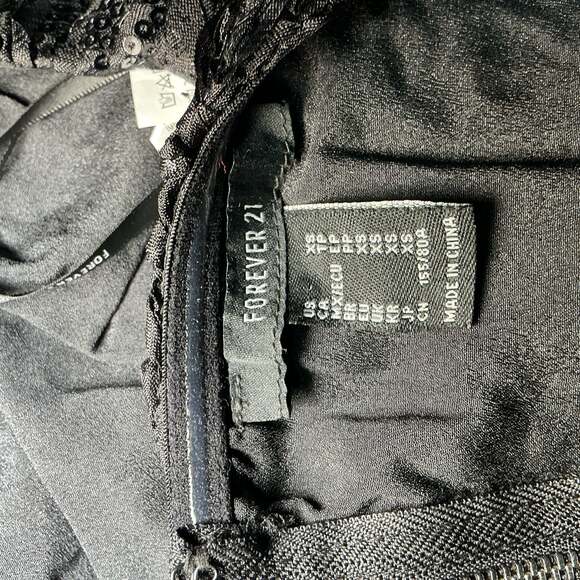 Ariana Embellished Cut-Out Crop Top in Black - Picture 5 of 5